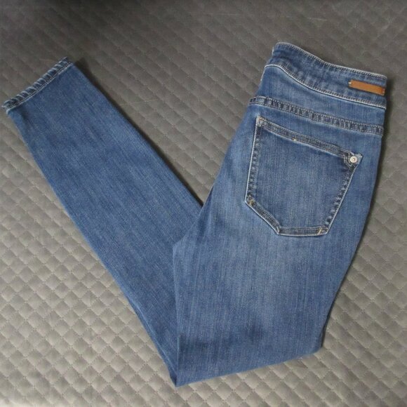 Anthropologie Pilcro Letterpress High Rise Curvy Skinny Jeans 27 - Picture 9 of 14